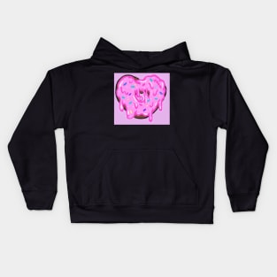 Glitter donut no. 1 Kids Hoodie